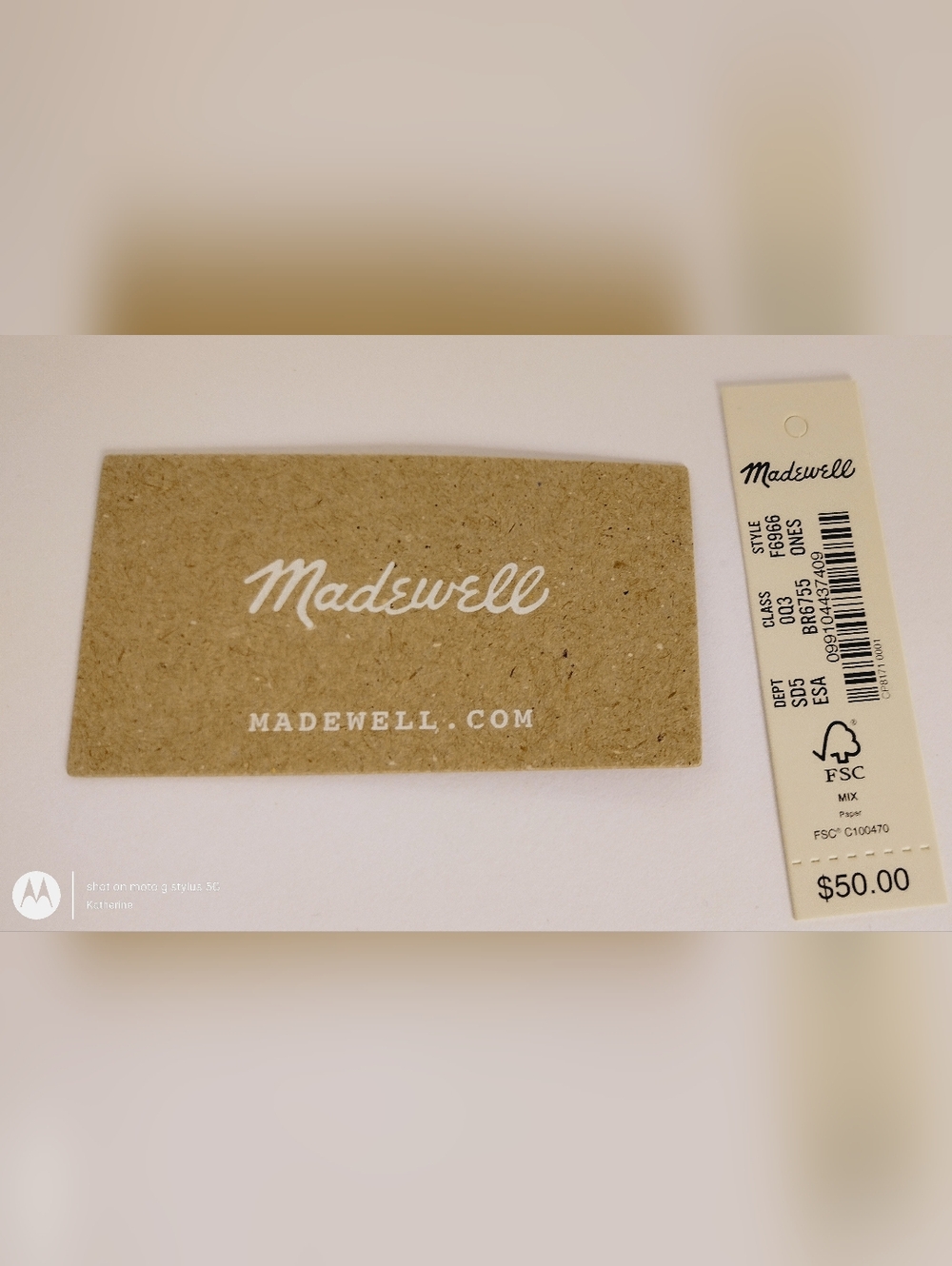 Madewell The Leather Pouch Clutch- English Saddle - Picture 7 of 9